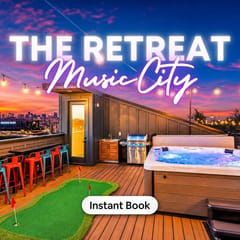 Hot tub home near Geodis Park, sleeps 12