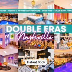 Two Rooftop Homes | Hot Tubs | Sleeps 24