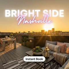Nashville-themed rooftop penthouse | sleeps 6