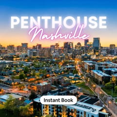 2 Homes, Rooftop Deck | Sleeps 8 | Nashville