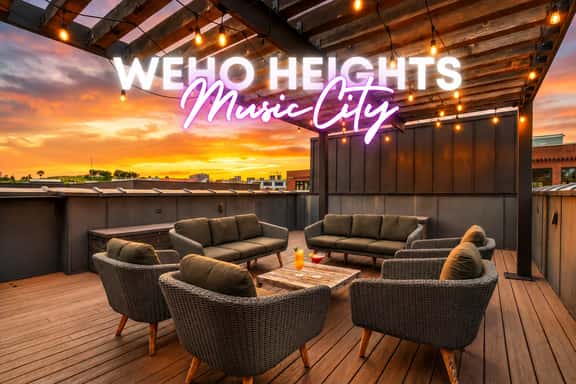 Private rooftop, skyline views - WeHo - Sleeps 10 - Image 1