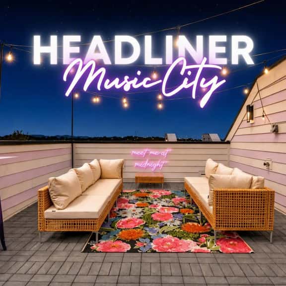 Swiftie-themed rooftop stay, sleeps 12, Nashville - Image 1
