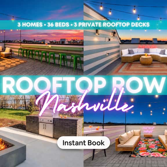 3 Homes - Rooftop - Fire Pit - Sleeps 36 - Image 1