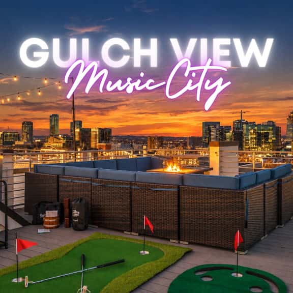 Gulch rooftop, fire pit & putting green - sleeps 12 - Image 1