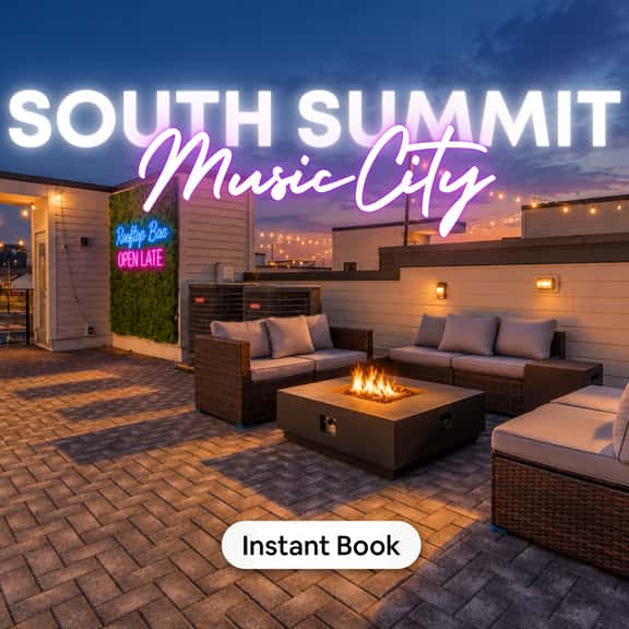 Nashville-themed house, 12 South & Gulch, sleeps 12 - Image 1