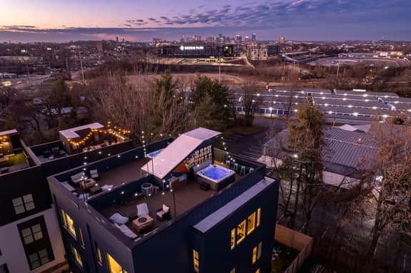 2 Nashville Homes | Rooftop Hot Tubs | Sleeps 24 - Image 2