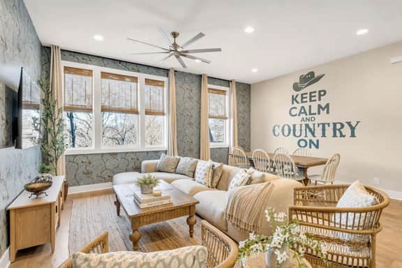 Rooftop deck house near Geodis Park - sleeps 12 - Image 2