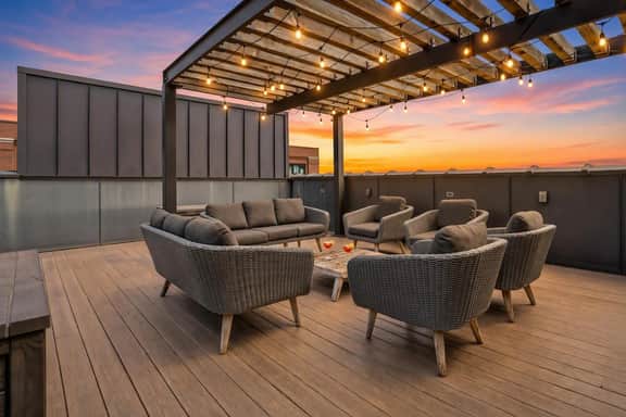 Private rooftop, skyline views - WeHo - Sleeps 10 - Image 3