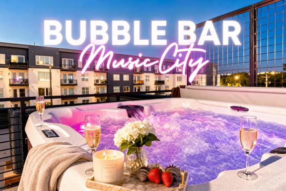 Hot tub home near Broadway Nashville • sleeps 12 - Image 1