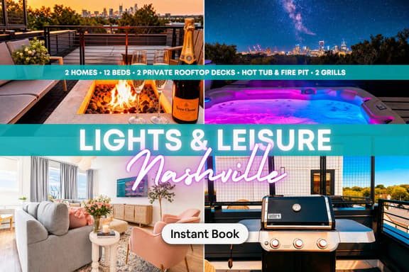 2 Rooftop Homes | Hot Tub & Fire Pit | Sleeps 24 - Image 1