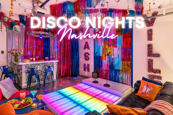 Nashville disco game room house | sleeps 12 - Image 1