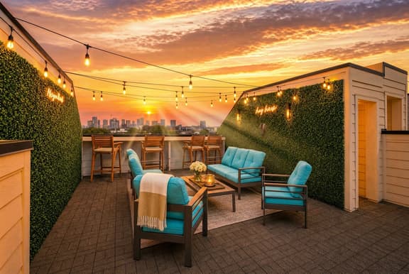 2 rooftop homes near Broadway | sleeps 24 | 8 baths - Image 1
