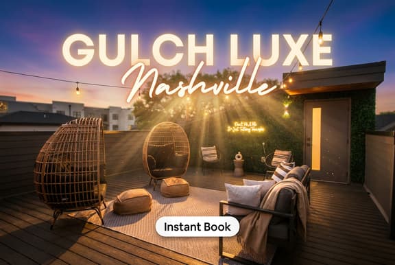 Sleeps 10 house near downtown Nashville, garage - Image 1