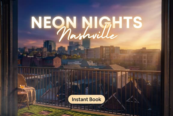Rooftop Deck & Skyline Views • Nashville 2BR Sleeps 6 - Image 1