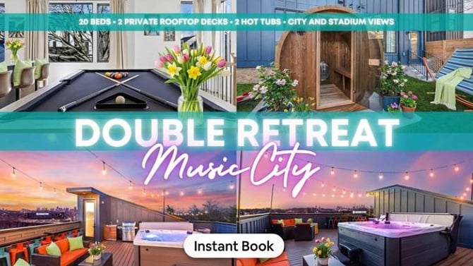 Blog - Best Nashville Vacation Rentals for Bachelorette Squads of 12+