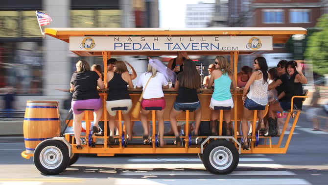 Blog - Nashville Pedal Tavern Adventure: Music City on Wheels